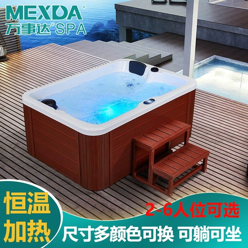 Наружная постоянная температура MasterCard Массаж для серфинга в ванне.