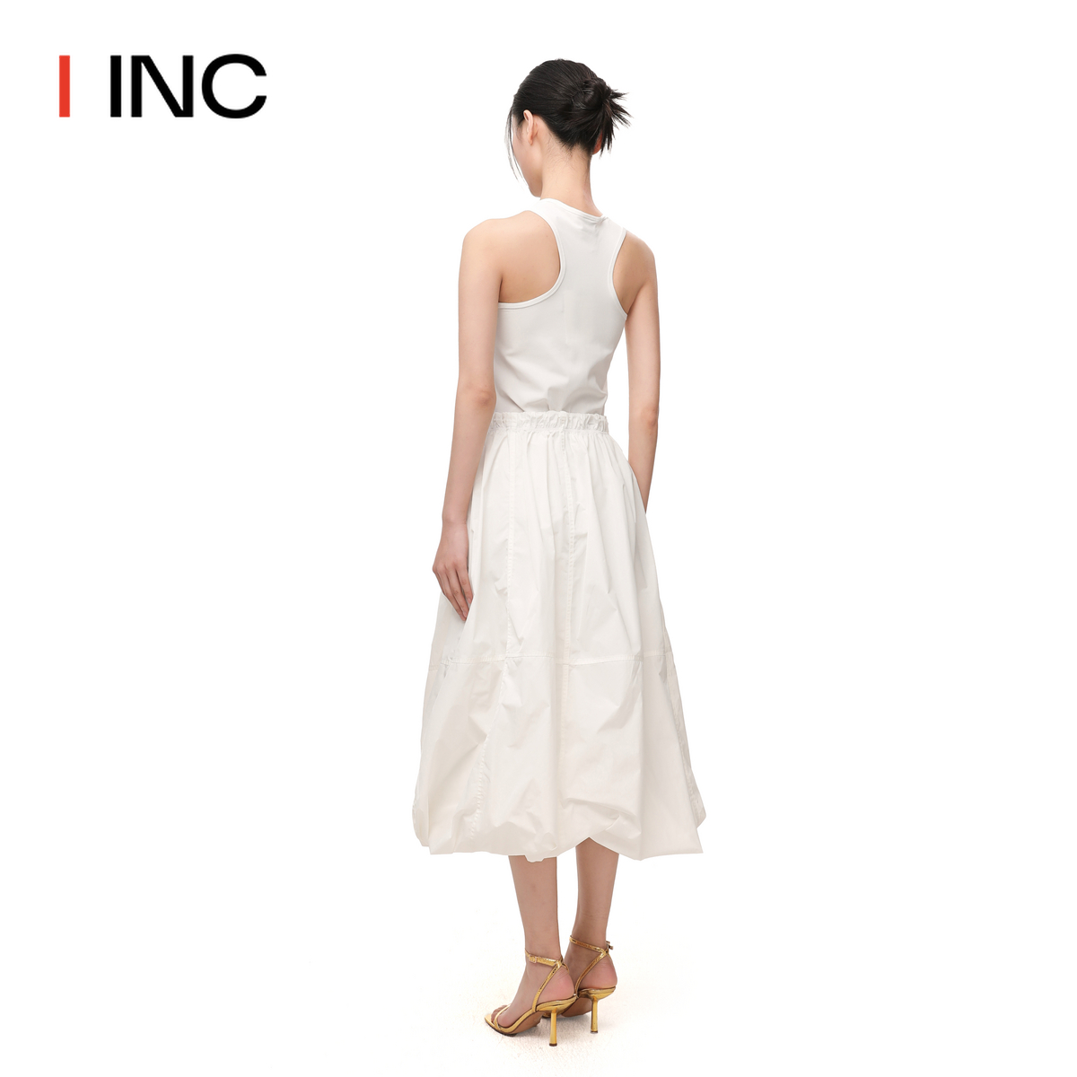 【VVNK JANE PLUS设计师品牌】IINC 24SS新款无袖背心连衣裙女 - 图1
