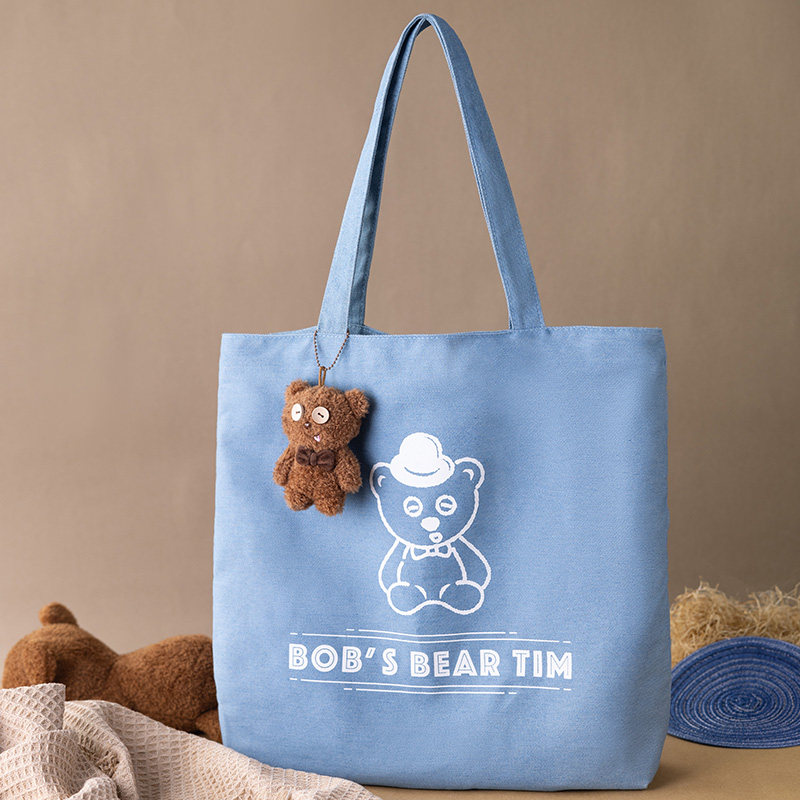 【体育】环球影业小黄人TIM熊氧气蓝单肩包包挂大容量通勤牛仔包,淘宝优惠券,粉丝福利购,淘宝优惠卷