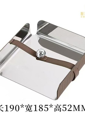 北欧轻奢桌面收纳纸巾盒摆件