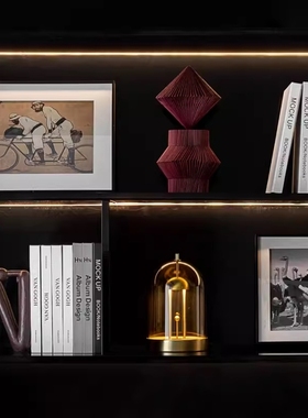 艺术办公室书柜样板间桌面摆件