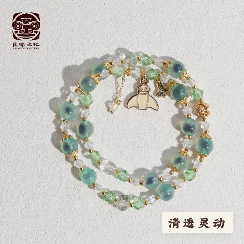良渚文化良渚博物院 良渚灵韵系列串珠手链天然石手串饰品女款