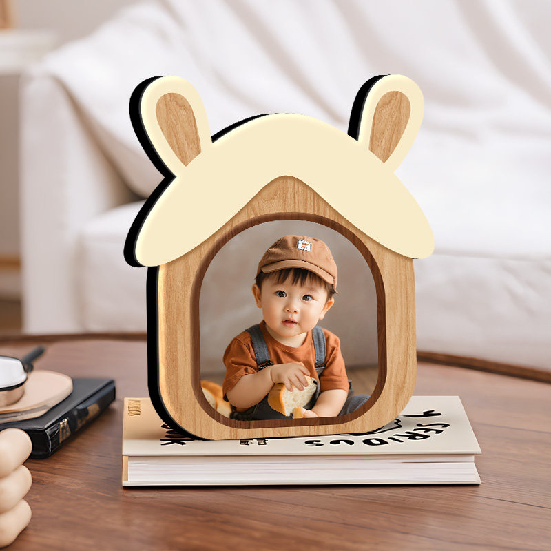 可爱小熊打印冲洗照片给儿童宝宝相框摆台创意礼物桌面摆件高级感,淘宝优惠券,粉丝福利购,淘宝优惠卷