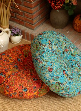 异域民族东南亚泰式风情棉麻蒲团