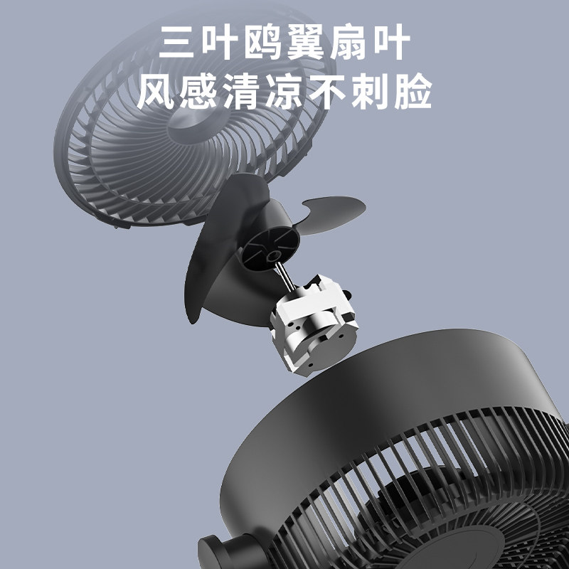 长虹空气循环轻音家用落地扇立体扇 长虹朗森空气循环扇