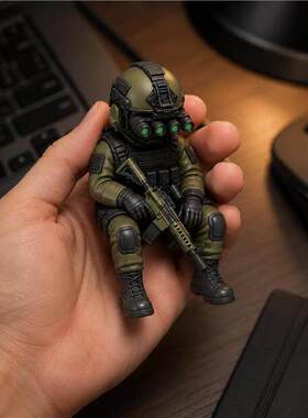 跨境新款Tactical Mini Soldier Figurine战术迷你士兵人偶装饰品