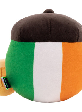 跨境新品Ireland Plushie波兰球动漫周边毛绒玩具二次元团子玩偶