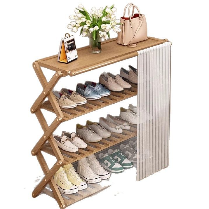 鞋架家用门口多层简易可折叠免安装鞋柜出租房经济型鞋子收纳,淘宝优惠券,粉丝福利购,淘宝优惠卷