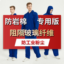 Spring and summer protective clothing one-piece anti-dust clothing anti-rock wool glass fiber spray split antistatic work clothes