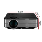 Devanti1200 Lumens Mini Video Projector Portable 1080p Home Theatre Австралия бесплатная доставка