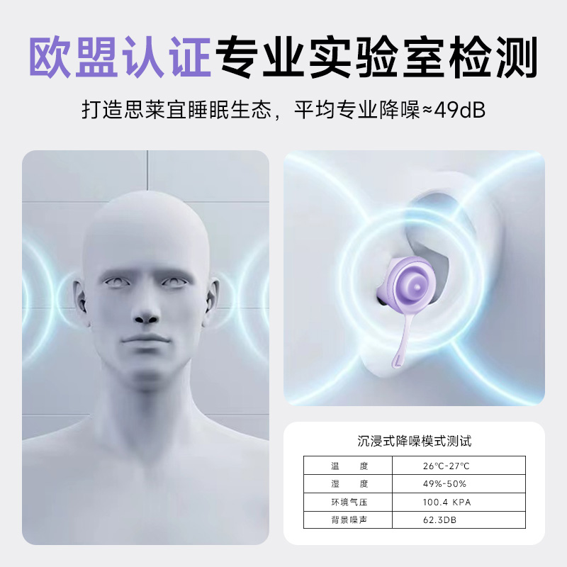 学生隔音耳塞强效隔音睡眠耳塞降噪宿舍防噪声女生专用耳塞