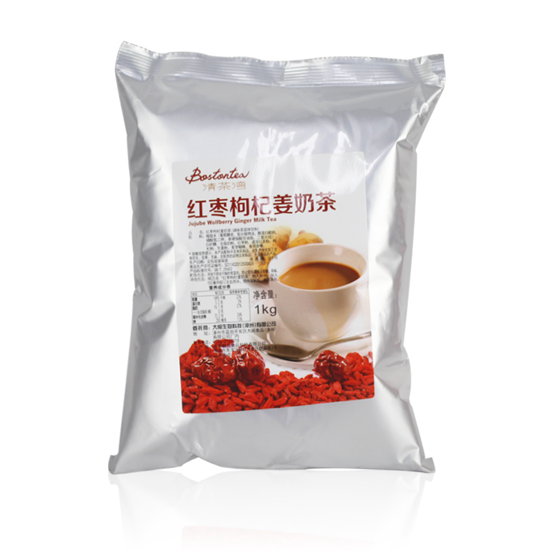 清茶湾红枣枸杞姜奶茶粉袋装原味阿萨姆热饮杂粮大闽三合一奶茶 - 图3