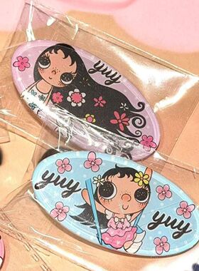 yu小玉大眼女孩发夹少女心侧边夹