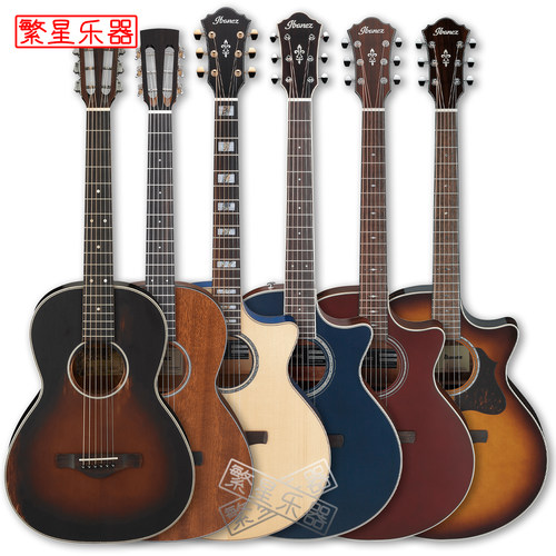 Ibanez依班娜木吉他AVN11 PN12 AE245 AE140 PF14 38寸单板民谣 - 图1