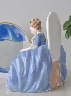 西洋公主人物客厅书房摆件
