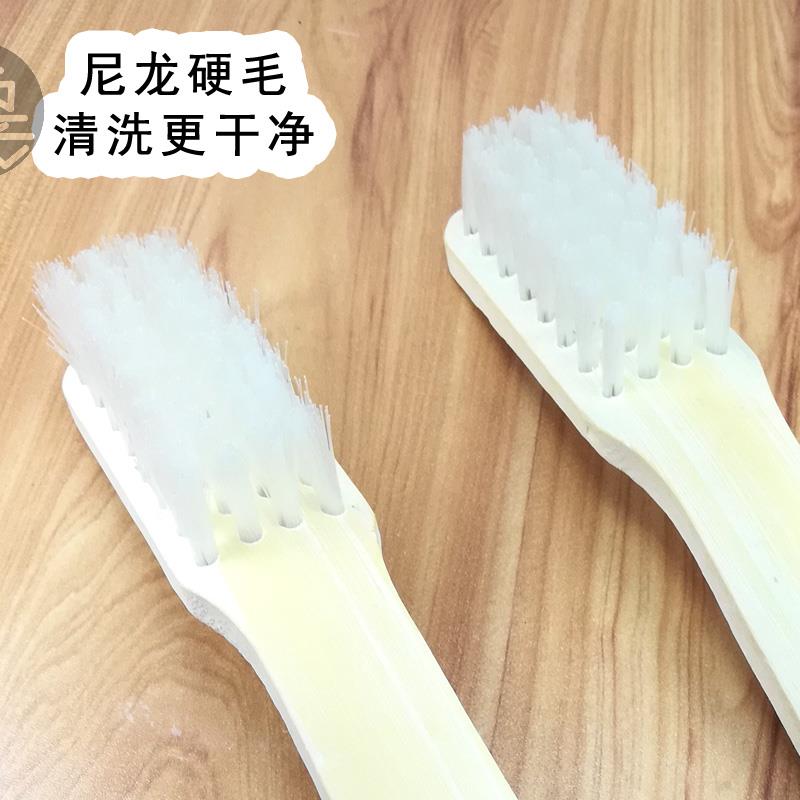 长柄竹子硬毛洗鞋刷家用刷鞋刷尼龙长毛清洁刷子多功能强力清洗刷