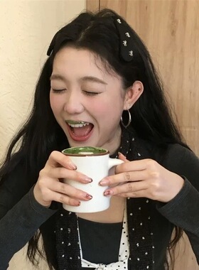 韩国博主同款甜酷高级感蝴蝶结发夹高端轻奢缎面鸭嘴夹刘海发卡女