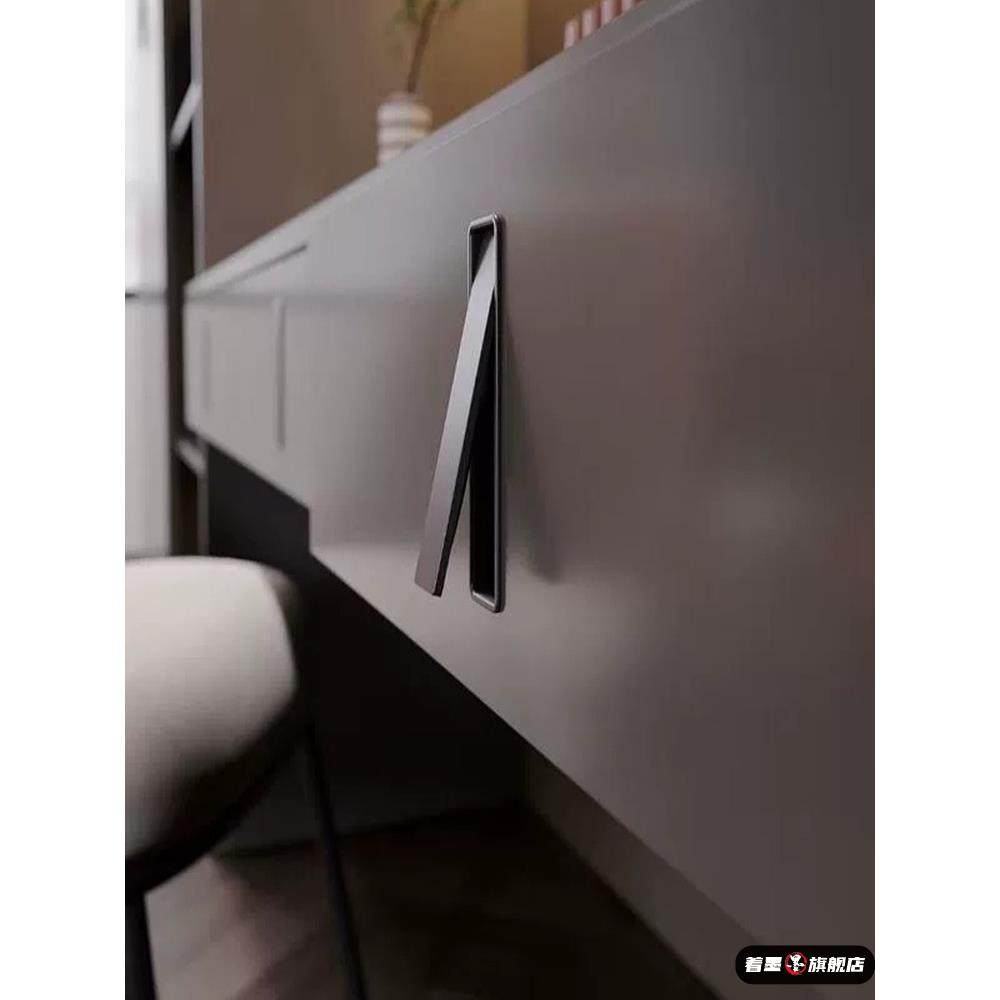 一字窄边按弹式口袋门拉手内嵌式推拉移门五金把手折叠门极简扣手,淘宝优惠券,粉丝福利购,淘宝优惠卷