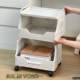 Printer storage rack Office floor-standing cart file storage rack Multi-layer movable storage rack under table