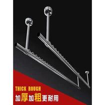 Balcony Stationary Clotheshorse 304 stainless steel Wave windproof sunburn clothes hanger Top clothes clotheshorse hanging sunburn Single-tube poles