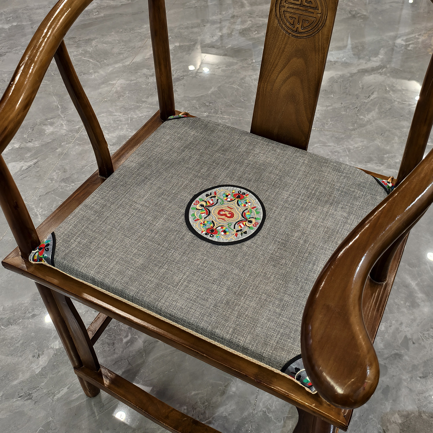 新中式红木椅子坐垫实木沙发垫圈椅坐垫茶椅垫座垫加厚防滑家用,淘宝优惠券,粉丝福利购,淘宝优惠卷