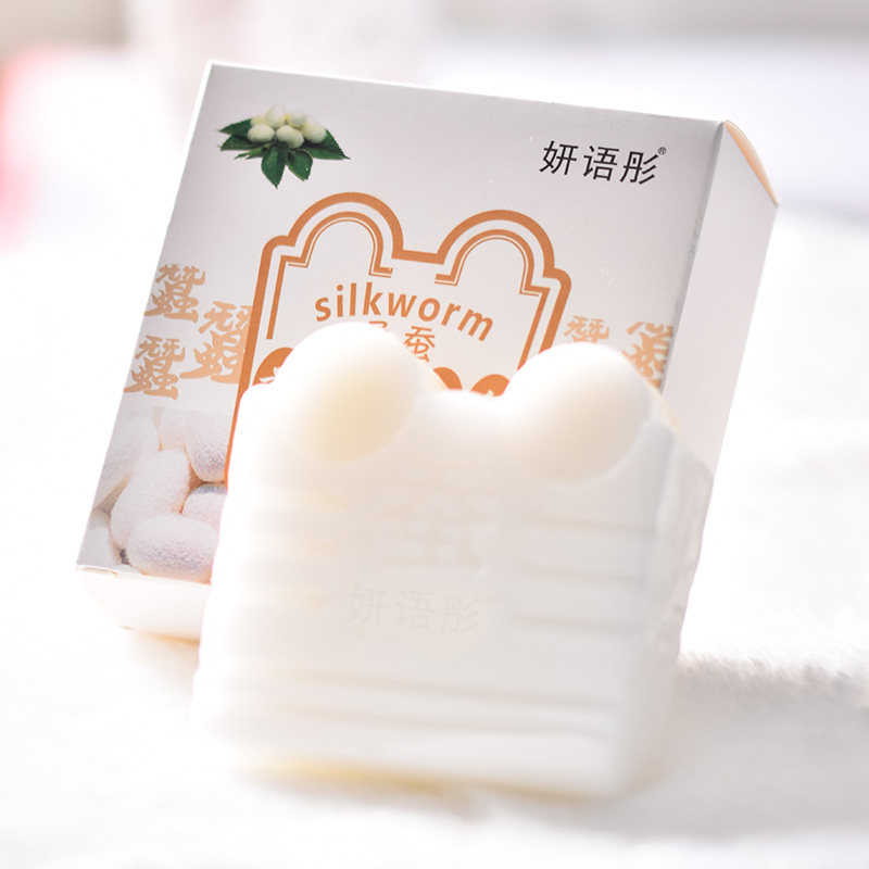 妍语彤蚕茧壳蚕丝拉丝控油祛痘除螨 妍语彤个护店香皂