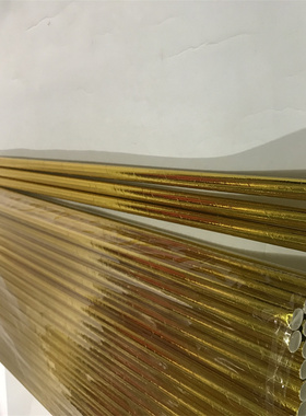 仿真金色纸竹管竹叶茶塔空心纸棒中秋折塔装饰小金管金柱大竹纸管