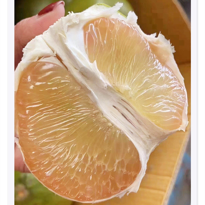 现货泰国进口金柚20#大果3只新鲜泰柚青柚子多汁蜜柚纯甜孕妇水果_虎窝淘