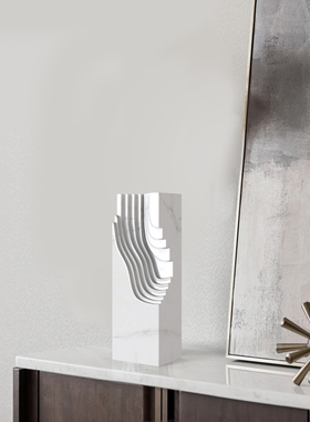 北欧风大理石样板间售楼部摆件