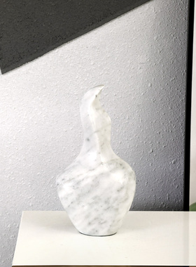 轻奢艺术现代创意大理石装饰摆件样板间酒店玄关高档软装家居饰品