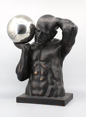 抽象艺术大堂欧式风软装雕塑摆件