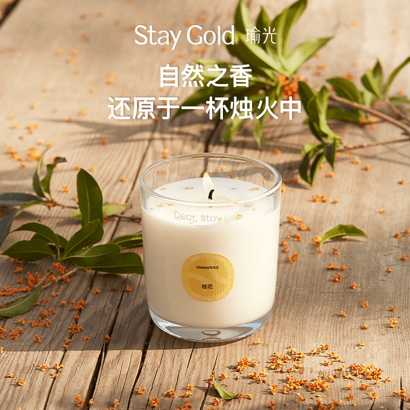 staygold瑜光桂花无火香薰蜡烛礼盒 staygold香薰礼盒