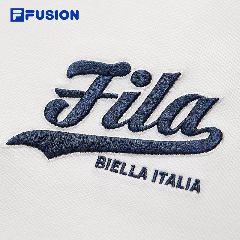 FILA FUSION斐乐潮牌情侣款针织长袖衫2025秋新款防晒凉感拼色长T,淘宝优惠券,粉丝福利购,淘宝优惠卷