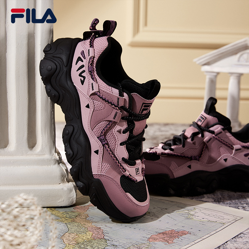 FILA 斐乐官方女鞋老爹鞋运动鞋猫爪鞋5代复古鞋子厚底休闲鞋 - 图2