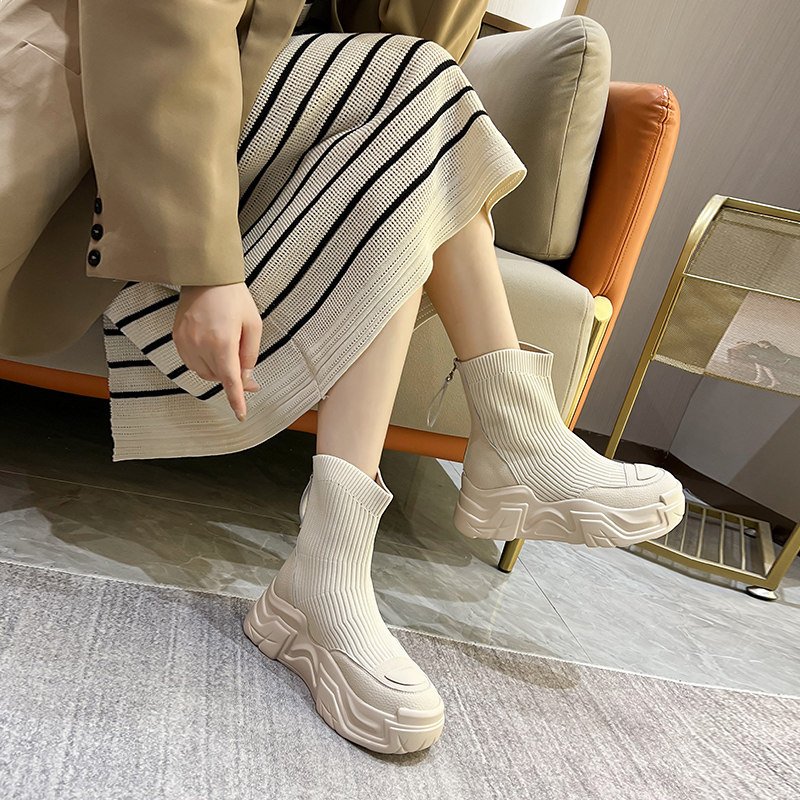  珂简妮弹力靴/袜靴