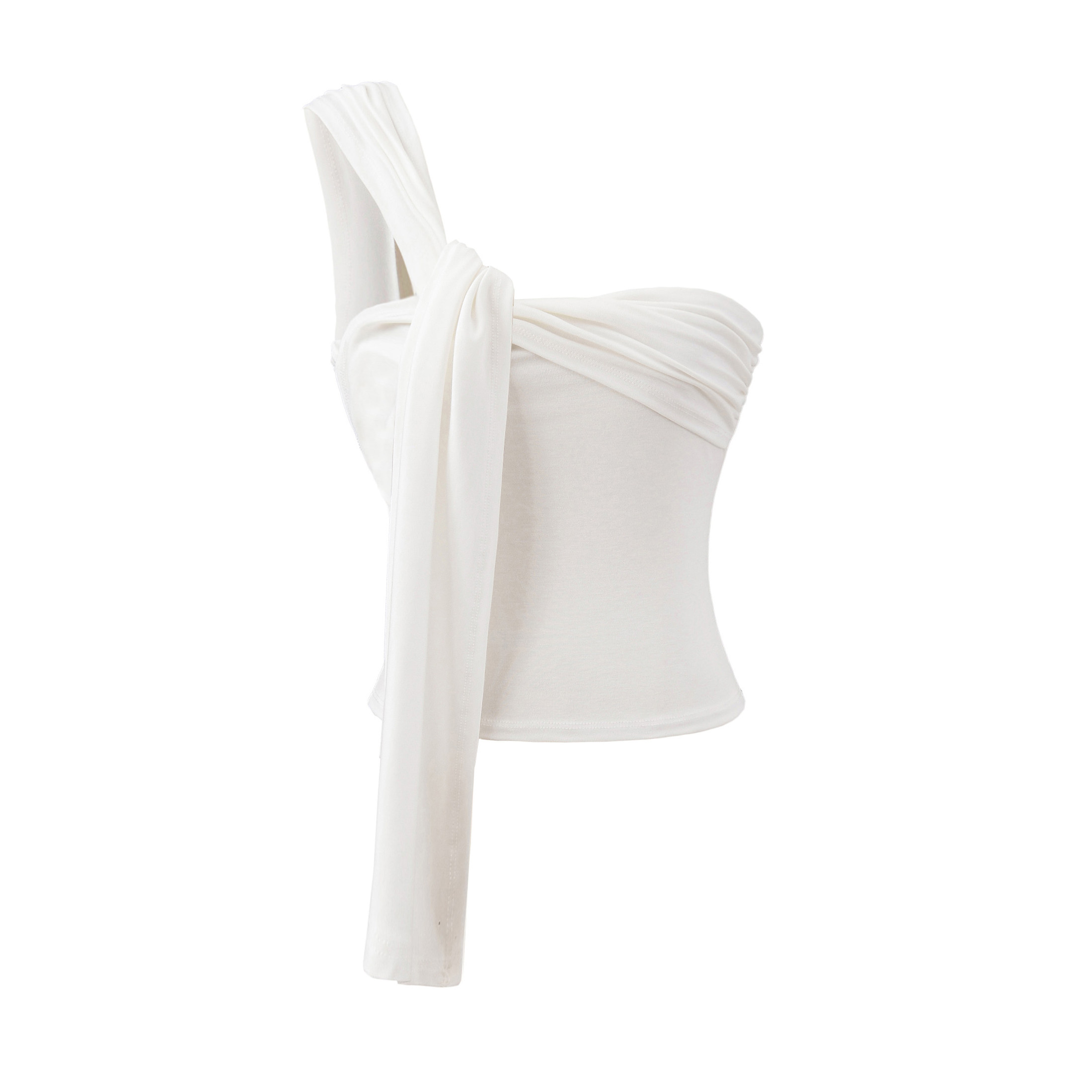 设计感不规则单肩吊带背心女夏季纯欲风性感露肩外穿抹胸打底上衣,淘宝优惠券,粉丝福利购,淘宝优惠卷