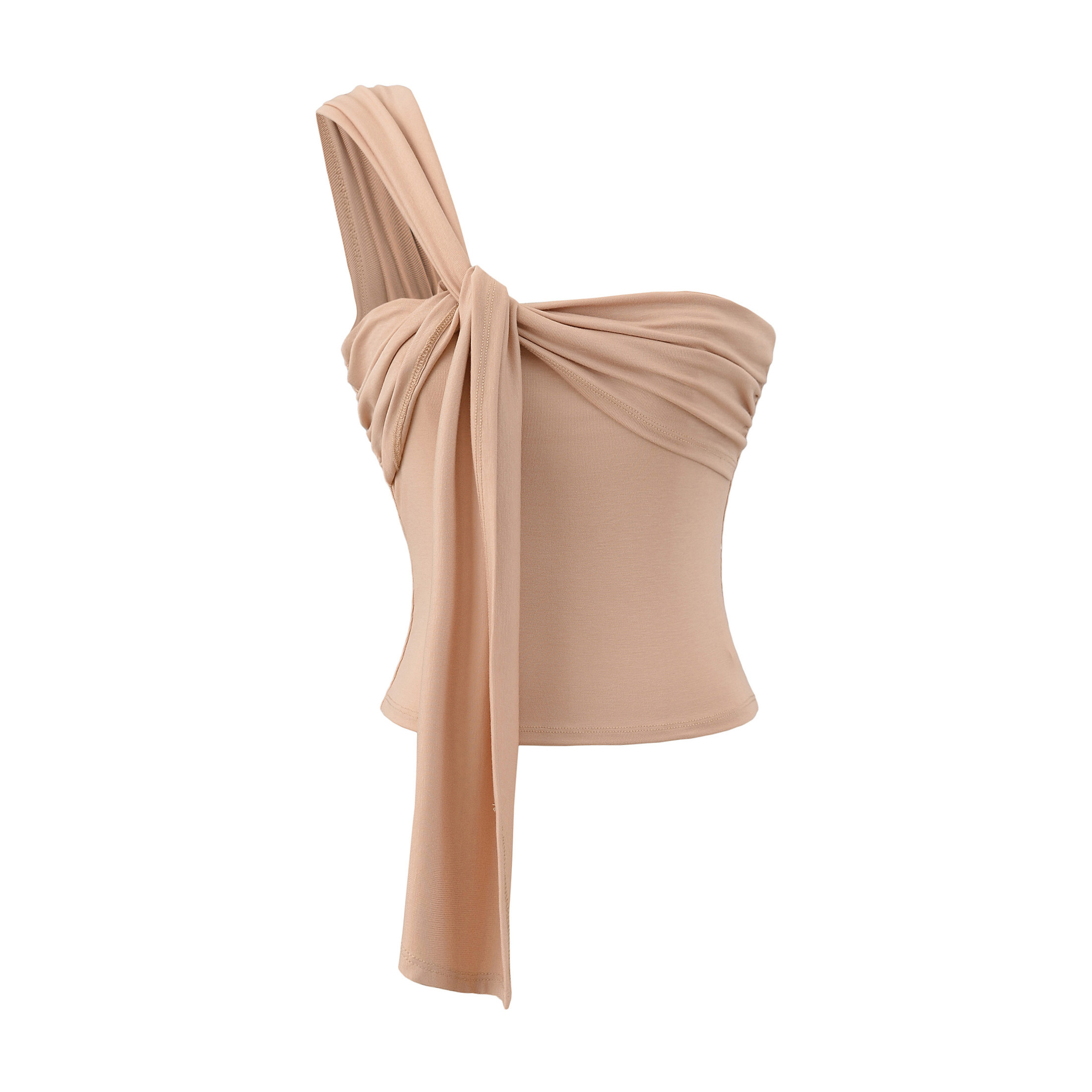 设计感不规则单肩吊带背心女夏季纯欲风性感露肩外穿抹胸打底上衣,淘宝优惠券,粉丝福利购,淘宝优惠卷