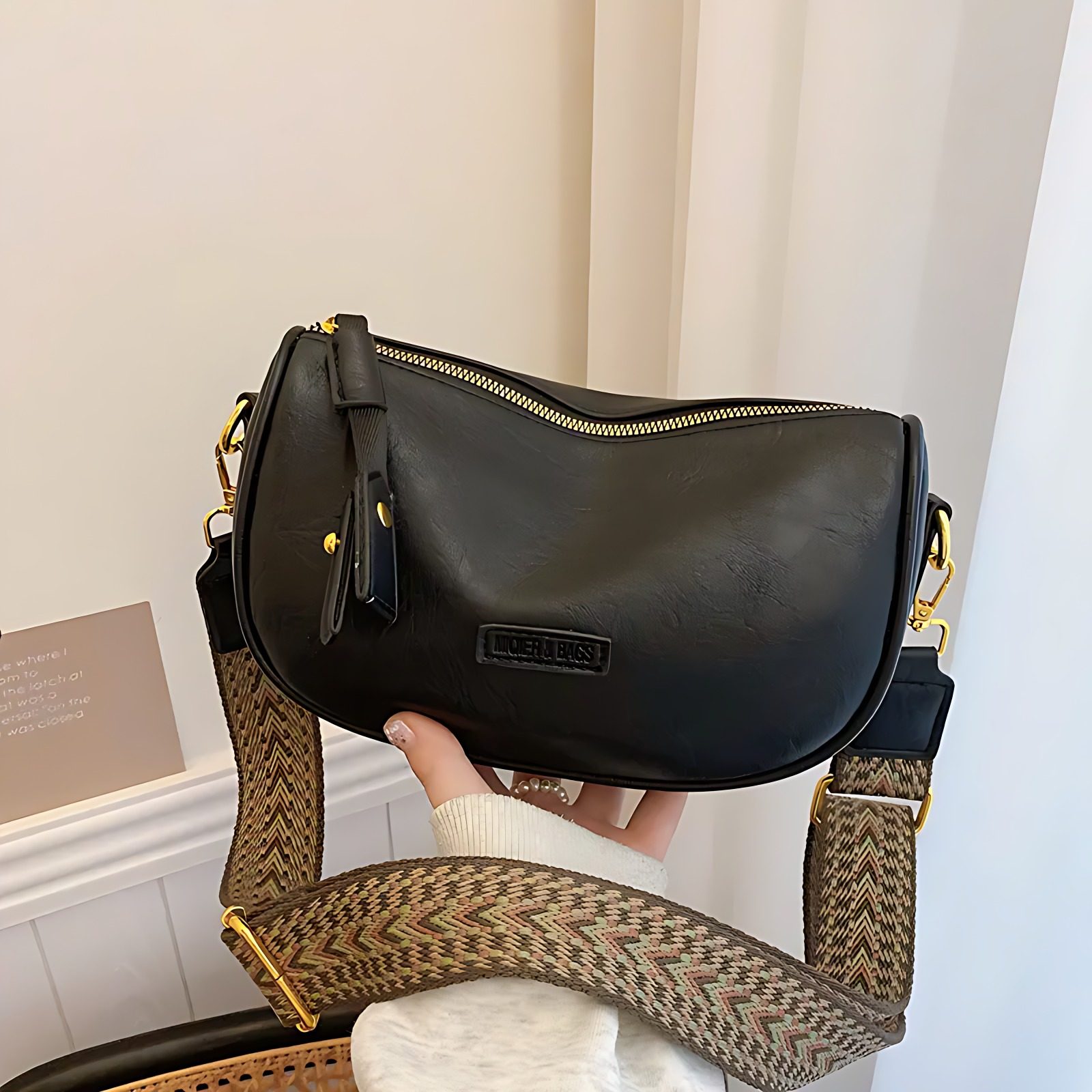 简约高级感波士顿包包2025新款单肩斜挎包女百搭小方包枕头斜挎包,淘宝优惠券,粉丝福利购,淘宝优惠卷