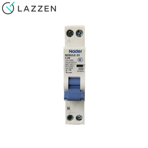 NDB2LE-25系列漏电断路器Nader上海良信漏电空气开关30mA 18mm宽 - 图2