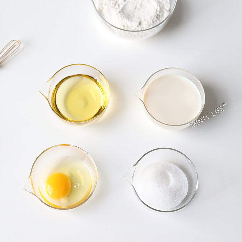 带引流嘴迷你小碗公道杯耐热玻璃碗 餐厅烘焙备料碗酱料碗可微波 - 图1