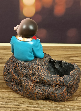 速发禅意小送弥日花插式多肉花器摆件沙男朋友老师桌面装饰礼物