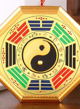 新品挂门上的阴阳太极九宫八卦镜凸镜H门口化解凹面镜凹镜大门窗