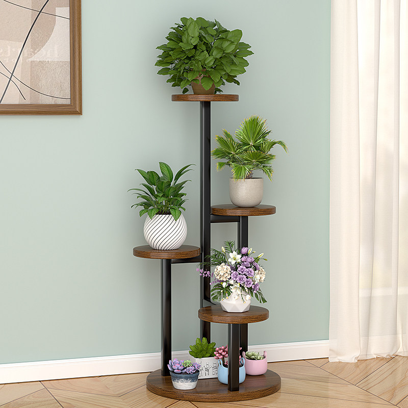 客厅铁艺花架子阳台落地式花架多肉绿萝花盆架室内多层落地置物架,淘宝优惠券,粉丝福利购,淘宝优惠卷