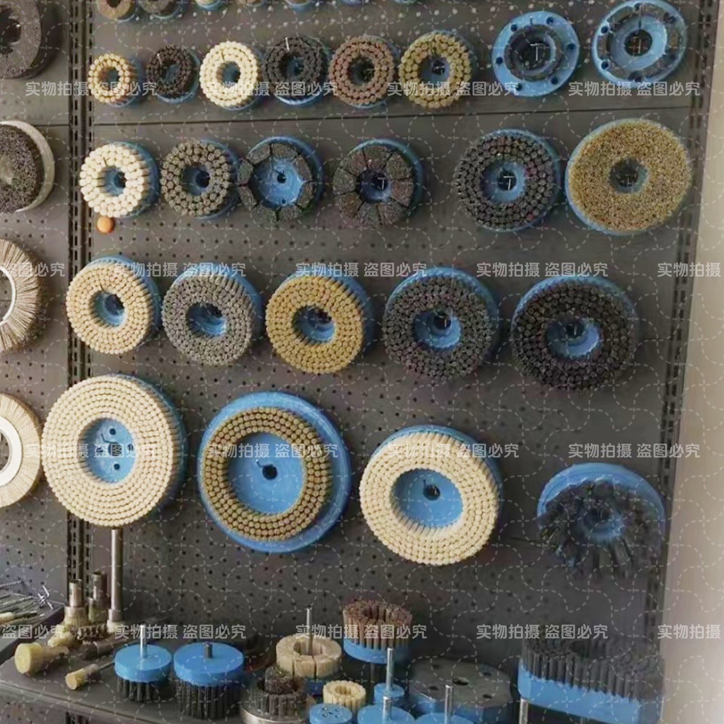 工业圆盘刷 五金制品端面抛光 浇筑刷 陶瓷丝 磨料丝钢件去毛刺刷 - 图2