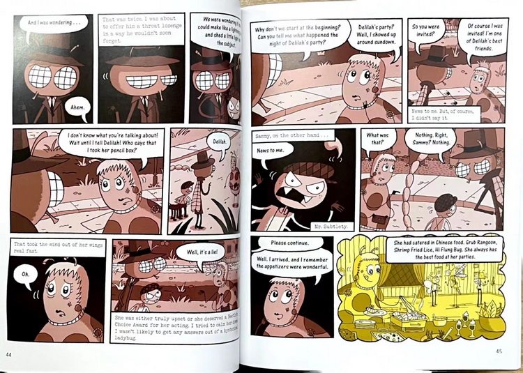 英文原版 Joey Fly Private Eye Creepy Crawly Crime 漫画绘本图画书 少儿趣味搞笑侦探 图像式小说