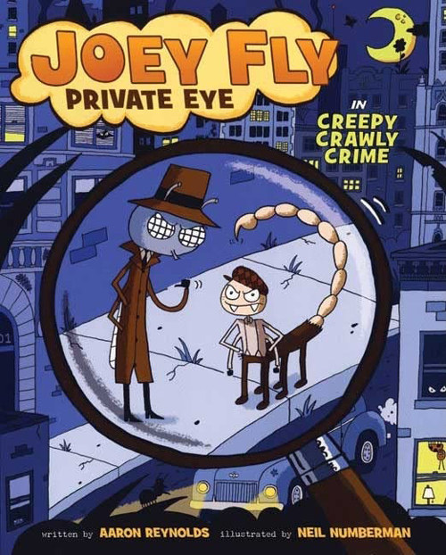 英文原版 Joey Fly Private Eye Creepy Crawly Crime 漫画绘本图画书 少儿趣味搞笑侦探 图像式小说