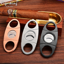Cigarking Cigar Scissors Stainless Steel Travel Portable Sharp Blade Minimalist Cigar Cut Gift Box Dress