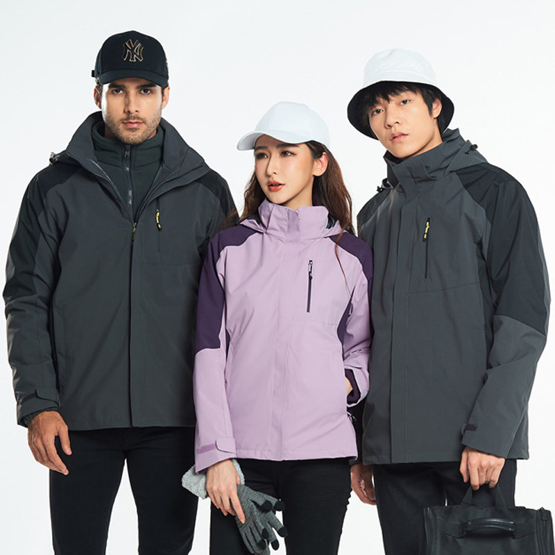 冲锋衣定制男女三合一两件套秋冬工衣印字logo工作服外套刺绣订做,淘宝优惠券,粉丝福利购,淘宝优惠卷