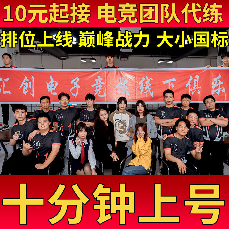 王者荣耀代练代打排位上分玩刷英雄战力巅峰赛金标省标送大小国标