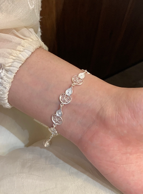 燕归落苏国风新中式足银990手链